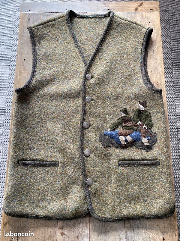 Veste de chasse en coton huilé