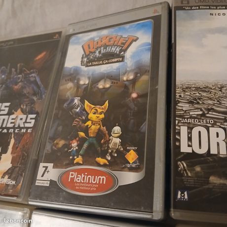 Psp PlayStation Lot de 5 jeux + 1 film umd - Jeux vidéo