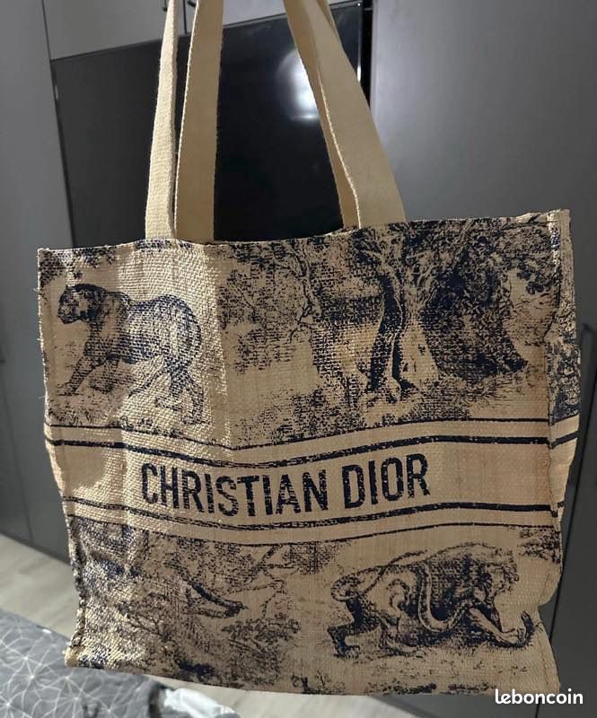Sac Toile Dior Sac Cabas Dioriviera En Toile De Jouy – Dior Très