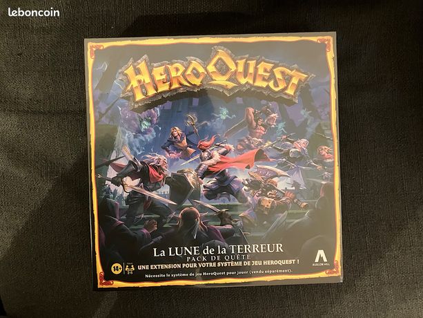 Heroquest - base + extension Forteresse de Kellar - Jeux & Jouets