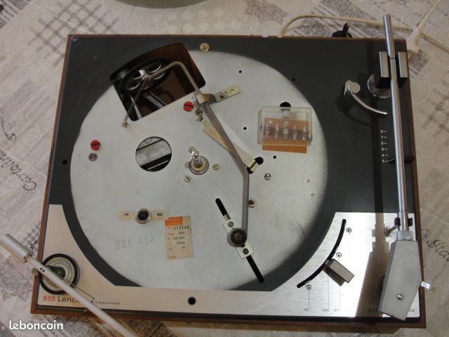 Platine Lenco B55 – Pour Pièces Ou Réparation – Vintage Hi-fi