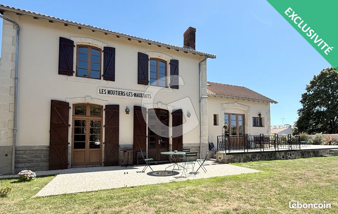 Maison 6 pièces 109 m² · à Moutiers-les-Mauxfaits · 109 m² · 295 600 €