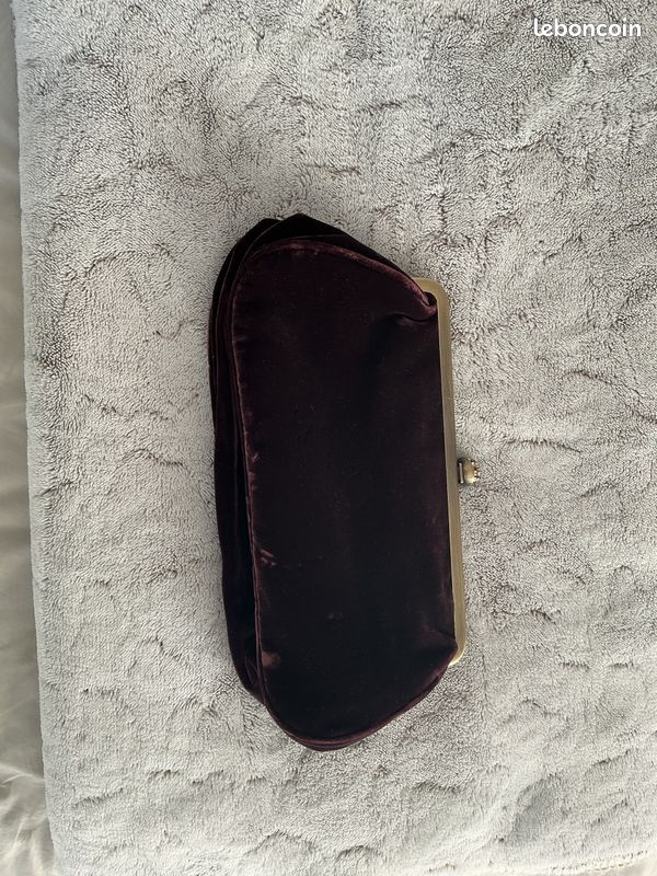Sac/pochette vintage en velours Armand VENTILO (image 9)