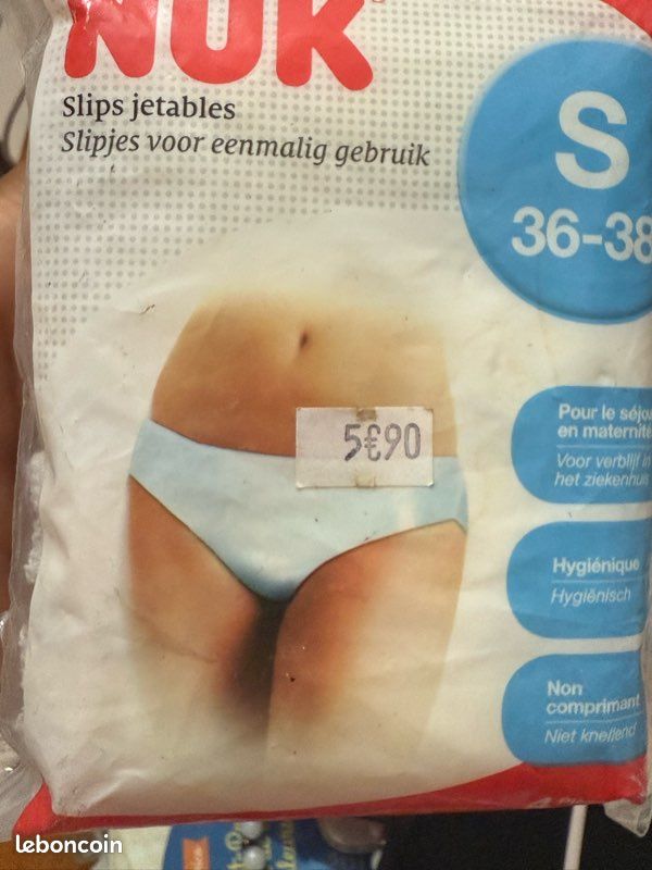 Nuk Slip Culotte MaternitÃ© Jetable Culottes Femme Dim Lot De