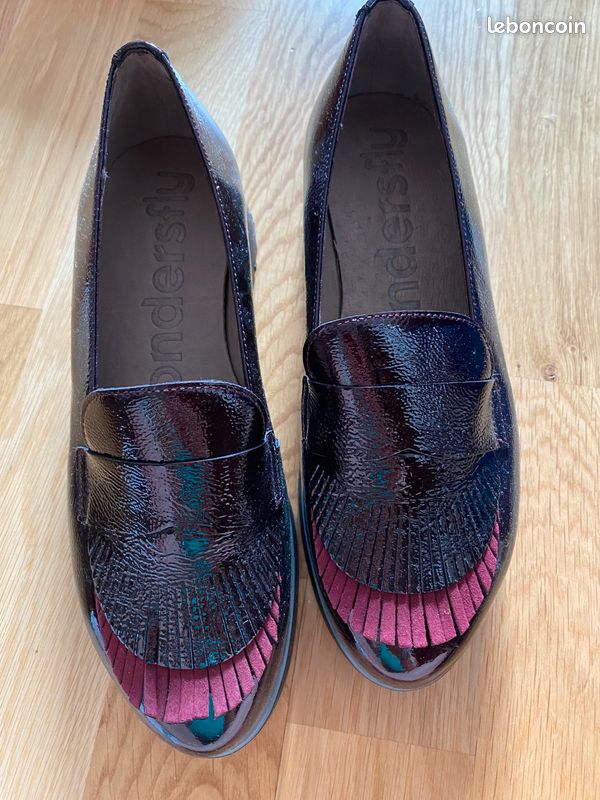 Mocassin vernis en cuir (image 1)