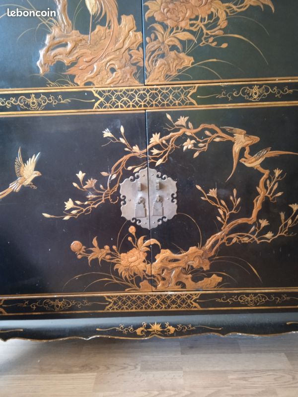 Meuble chinois laqué (image 4)
