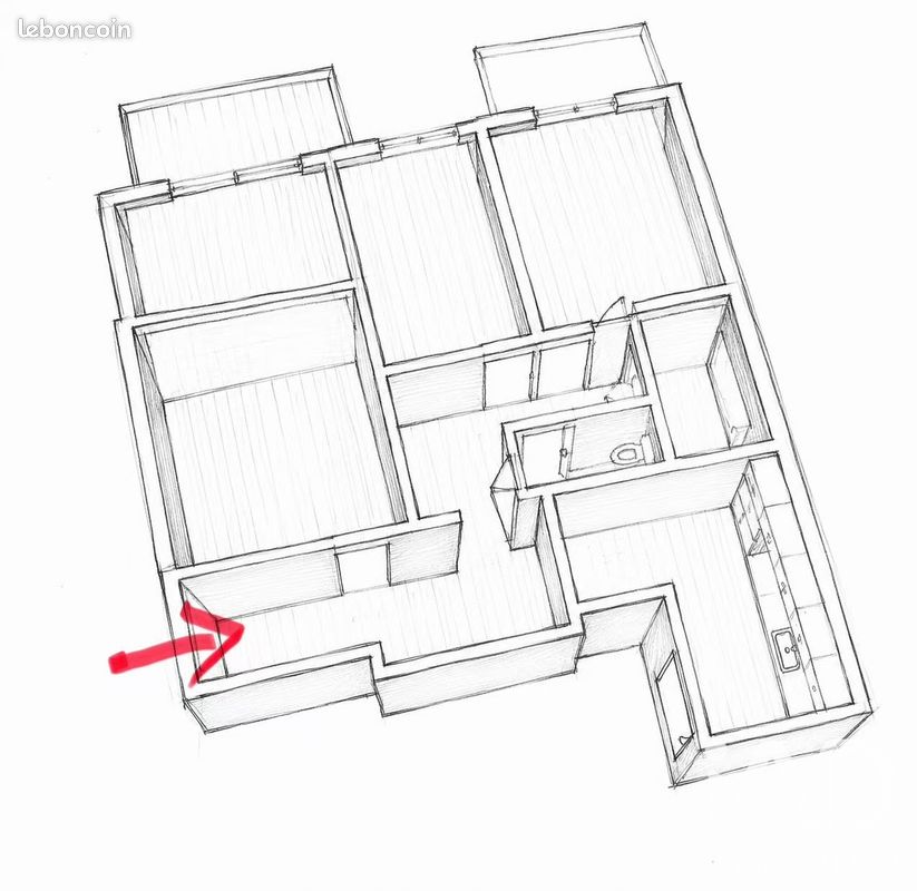 Appartement 3 pièces 68 m² · à Pantin · 68 m² · 315 000 €