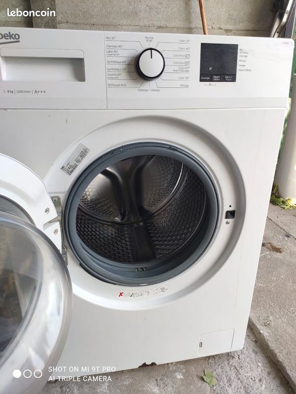 Lave linge 9kg (image 2)