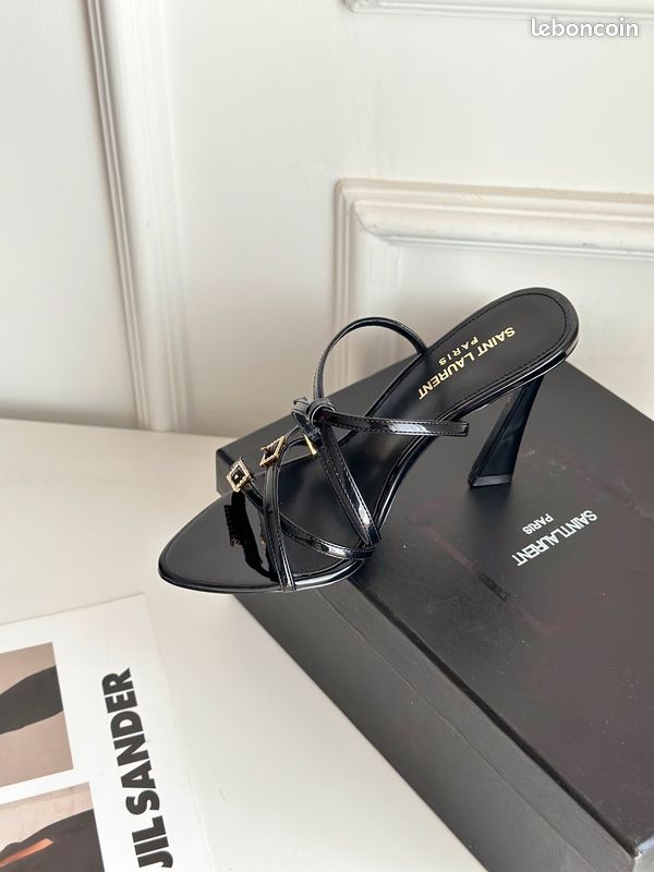 YSL Noir Talons sexy pour femmes EU38 Chaussures