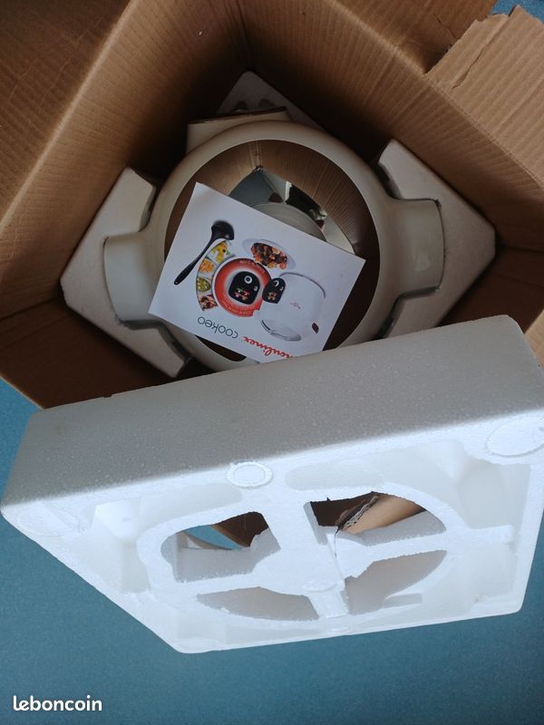 Moulinex Cookeo Blanc/Bordeaux + Livres de recettes + Panier vapeur (image 19)