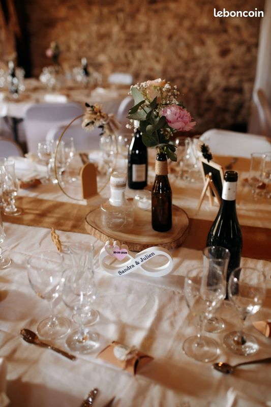 Petites ardoises menu + petit chevalet deco mariage (image 2)