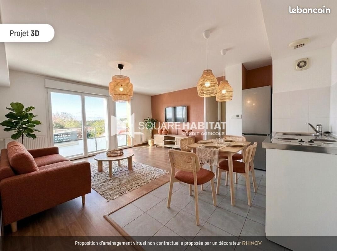 Appartement 2 pièces 46 m² · à Bouaye · 46 m² · 156 600 €