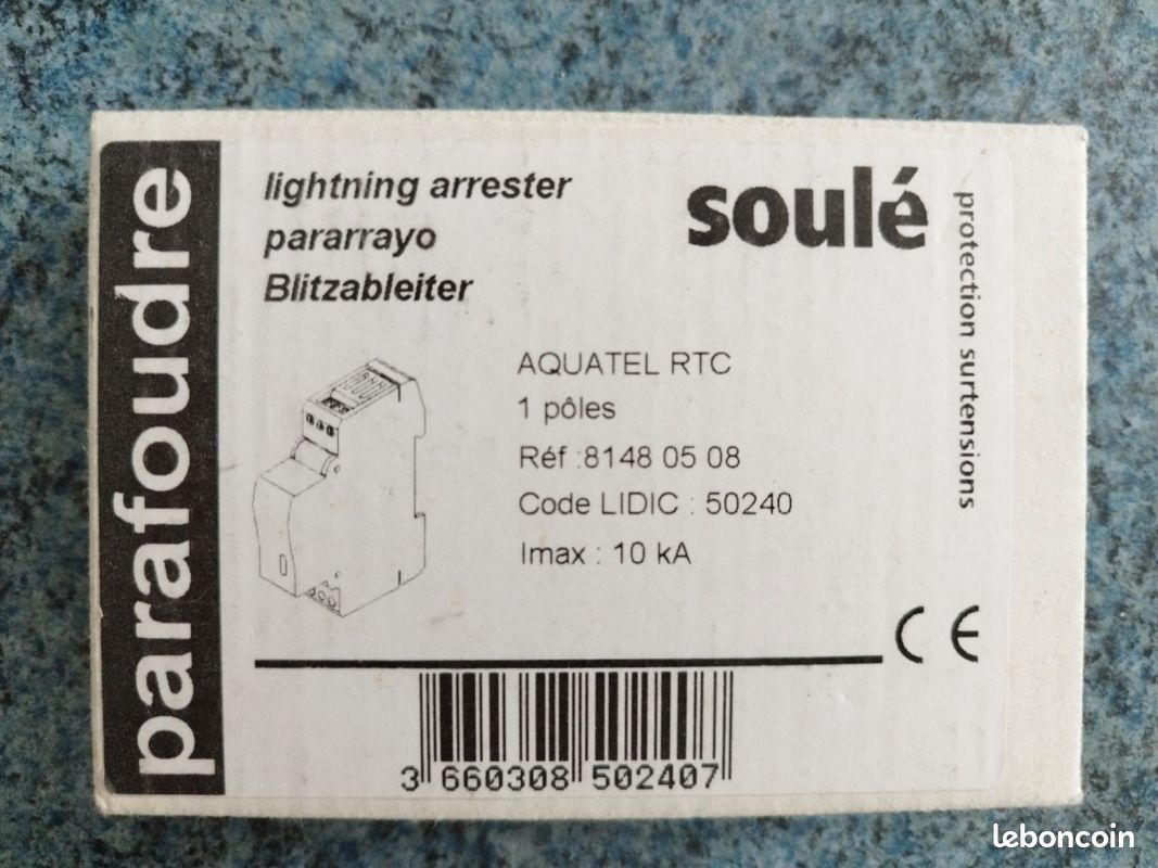 Parafoudre AQUATEL RTC SOULE (image 1)