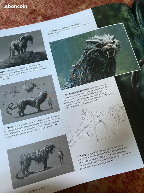 Les Architectes de l'illusion Les Animaux fantastiques. Art book *Neuf (image 6)