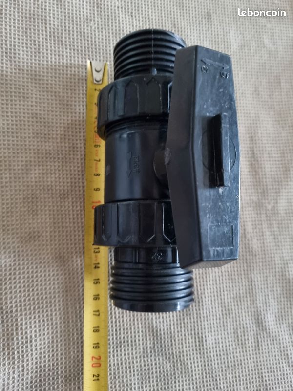 Vanne de vidange PVC camping (image 3)