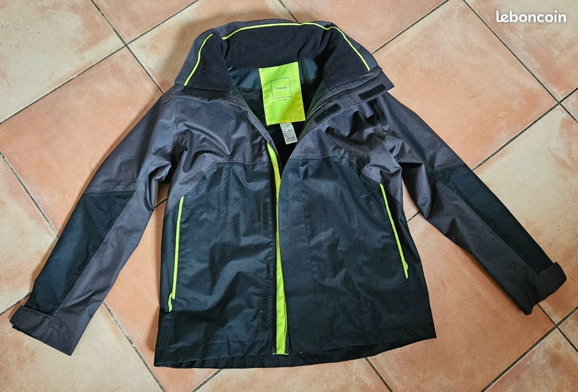 Manteau coupe vent Tribord Decathlon 12/13 ans (image 1)