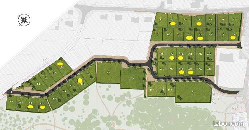 Terrain 414 m² · à Saint-Vit · 51 750 €