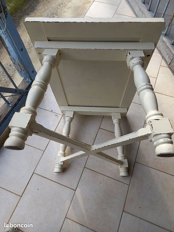 Table basse bois massif vintage (image 4)
