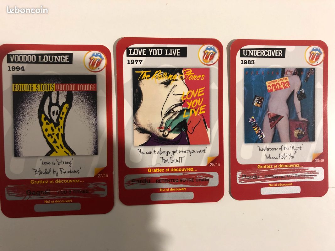 60 cartes Rolling Stones carrefour (image 9)