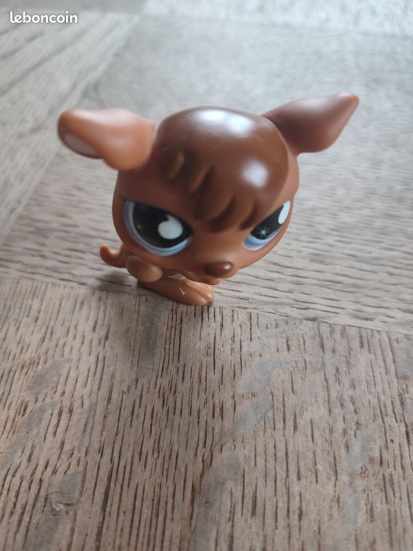 Figurine Littlest Pet Shop - Kangourou 682, D'occasion Avec Traces D'usage