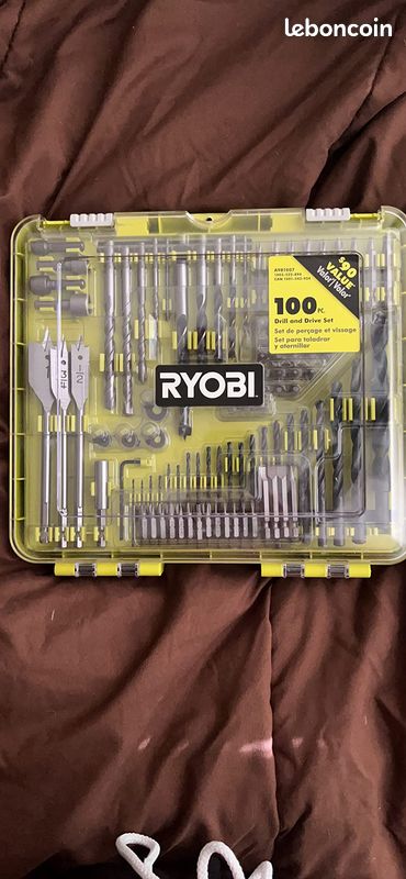 Ryobi Rakdd100 Ryobi 100 Piece Drill Set Ryobi 100 Piece Drill And