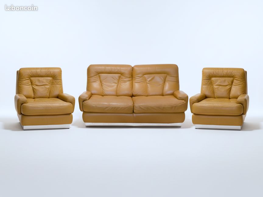 Jacques Charpentier pour Maison Jansen, Pouf, France 1970