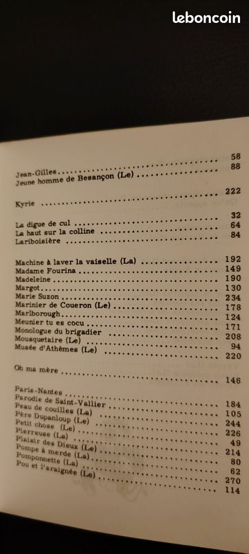 Livre de collection - Le Bréviaire du Carabin (Chansons de salle de garde) (image 7)