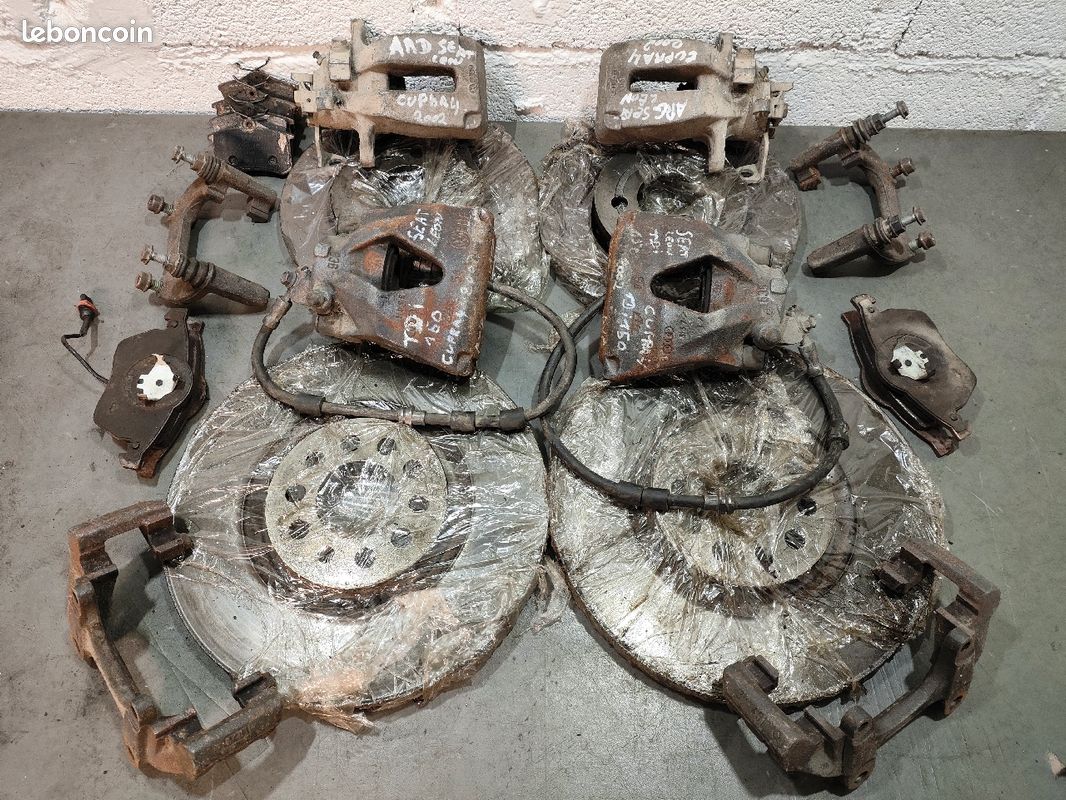 Seat Leon 1M TDI 150 Cupra 4 Ensemble d'etrier et disques de frein avec support (image 1)