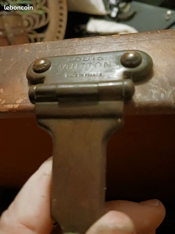 Malle valise cuir Louis Vuitton (image 4)