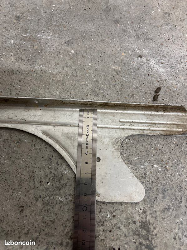 Carter De Chaîne Vélo Ancien – Aluminium Ajouré CLB – 2mm D’épaisseur