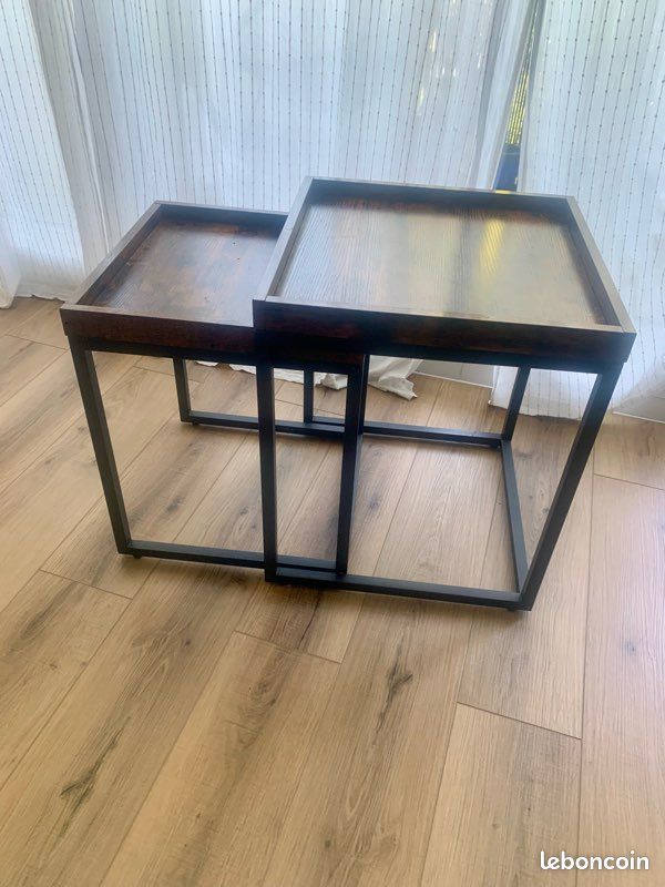 Tables style industriel (gigogne) (image 1)