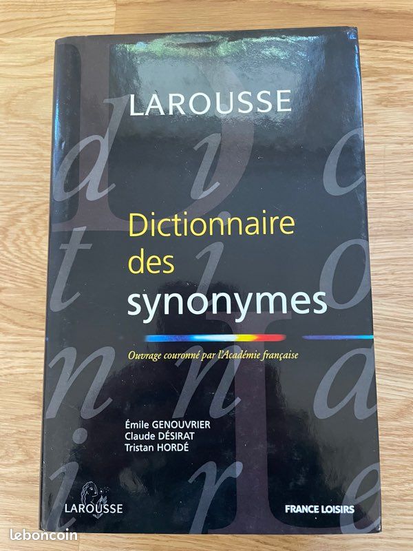 Dictionnaire Larousse des synonymes (image 1)