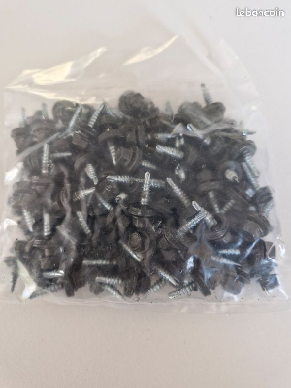 Sachets de 100 vis charpente auto-foreuse (image 1)