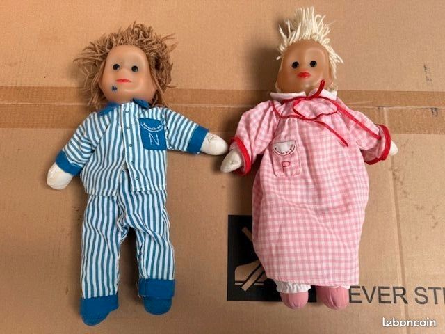 Poupées bonne nuit les petit nicolas et pimprenelle bonne nuit les petits (image 1)