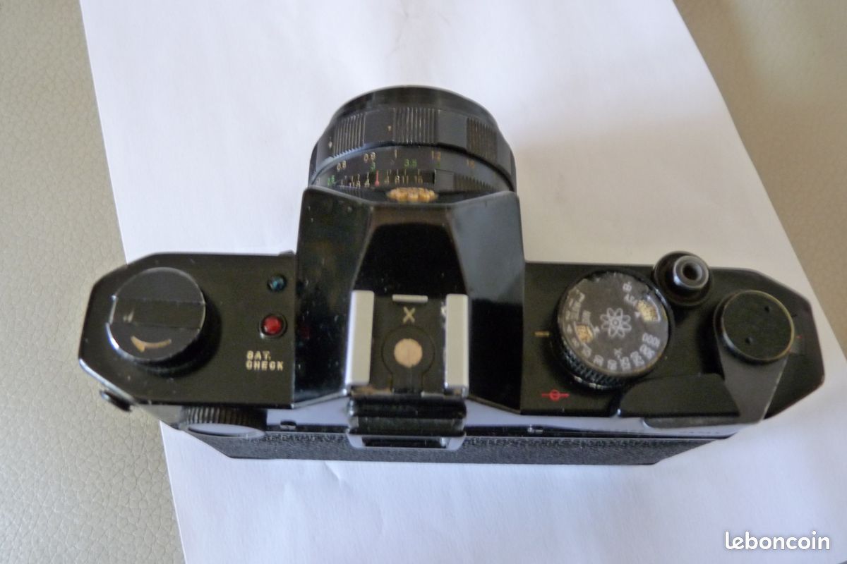 Appareil Photo Argentique Yashica TL Electro-X Avec Objectif Grand Angle - Noir - Très Bon état