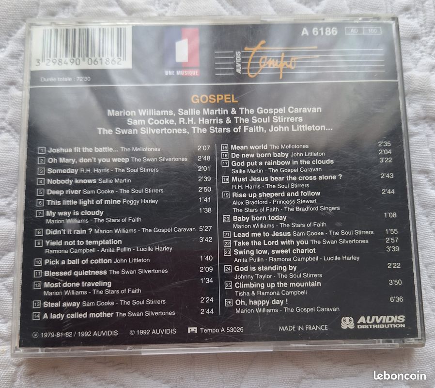 CD musique gospel 26 grand classique gospel (image 2)