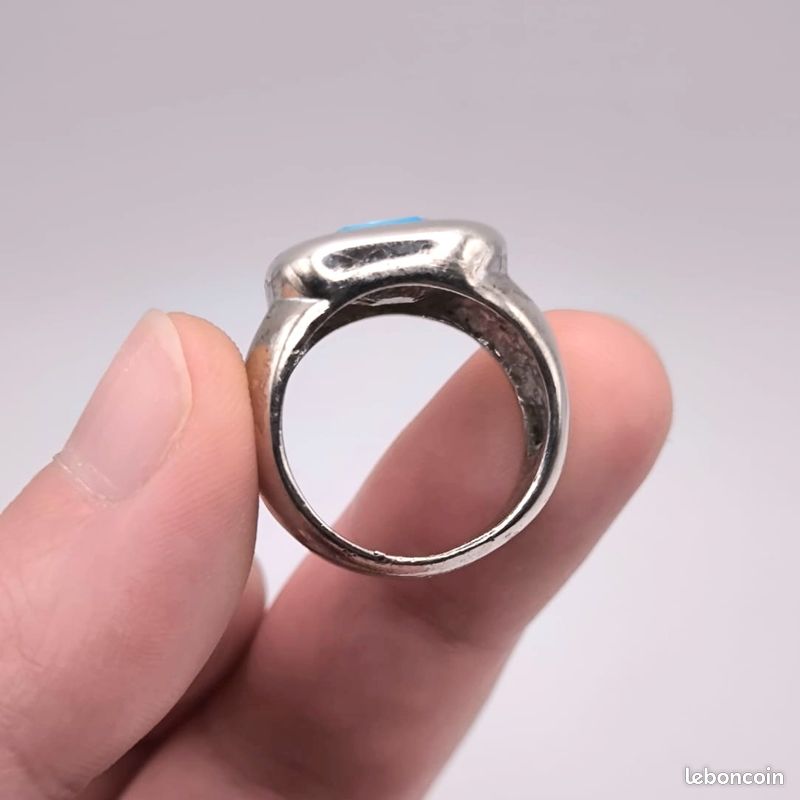 Bague Vintage En Métal Doré - Occasion, Jolie Pièce Rétro