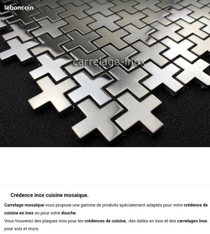 Mosaïque carrelage Inox (image 4)