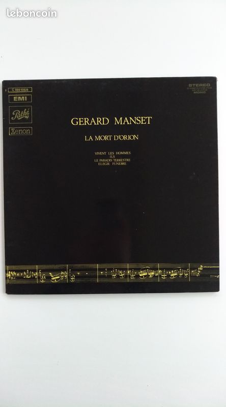 Vinyle 33T Gerard Manset - La Mort D'orion (image 1)