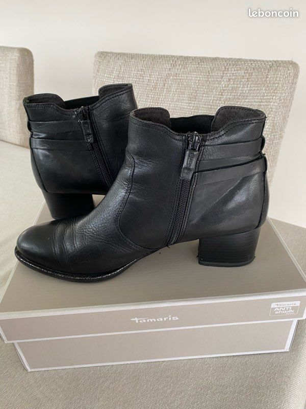 Bottines noires tamaris (image 4)