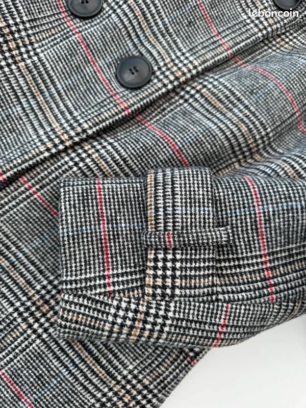 Manteau style Trench Gris - CACHE CACHE - Taille 38 - NEUF (image 4)