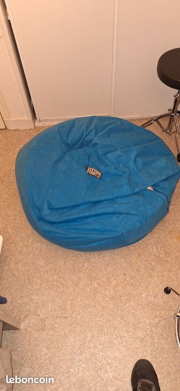 Vends Pouf Bleu 90cm diametre (image 2)