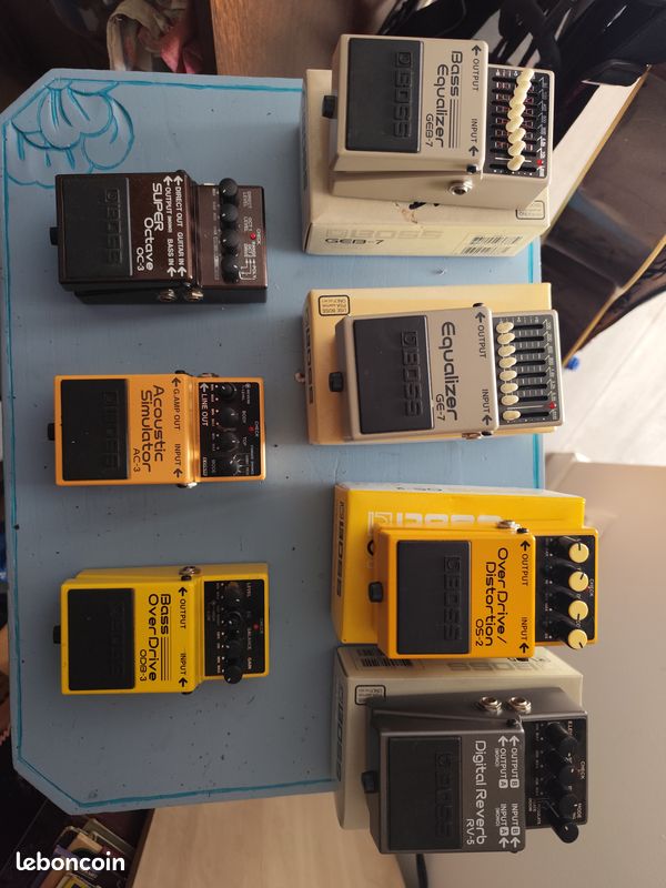 Vends pédales d'effets guitare - Instruments de musique