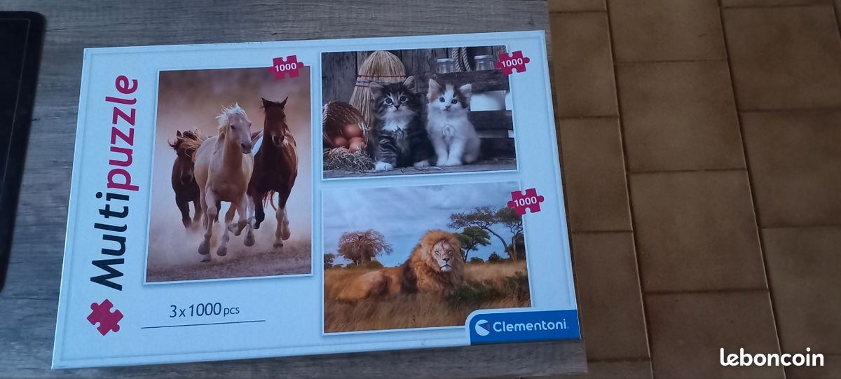 Lot de 3 puzzles (image 1)