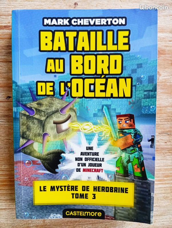 Lot des 3 tomes "Le mystère de Herobrine, une aventure non officielle d'un joueur de Minecraft", Mark Cheverton, 10 ans et + (image 6)