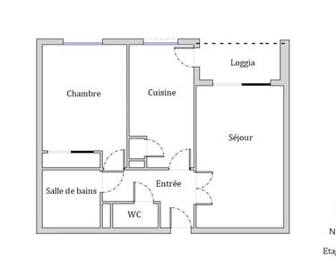 Appartement 235 000 € - 54 m²