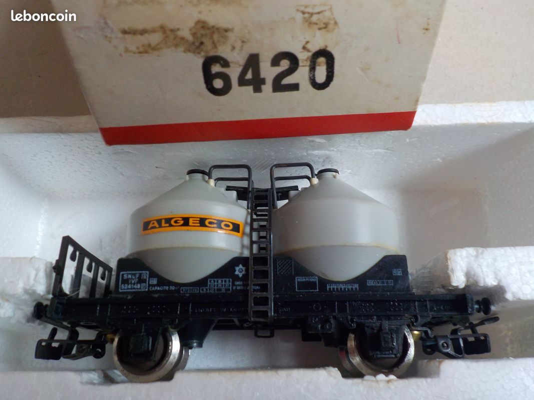 Lot 4 Wagons Nettoyeurs Voie Jouef – Réfs 6495, 6520, 6421, 6581 – État Neuf
