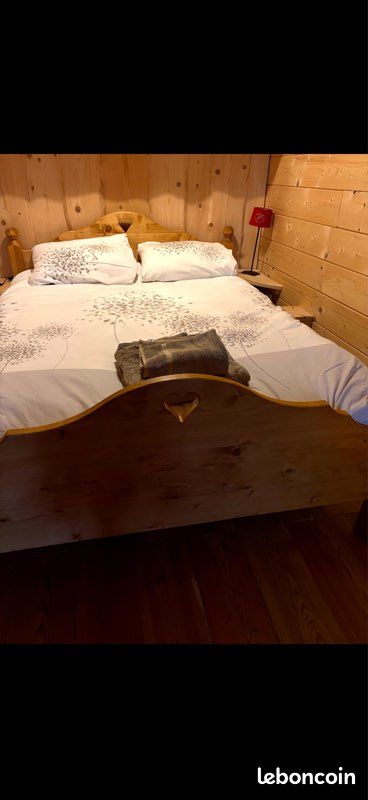 Lit bois massif pour appartement ou chalet montagne (image 4)