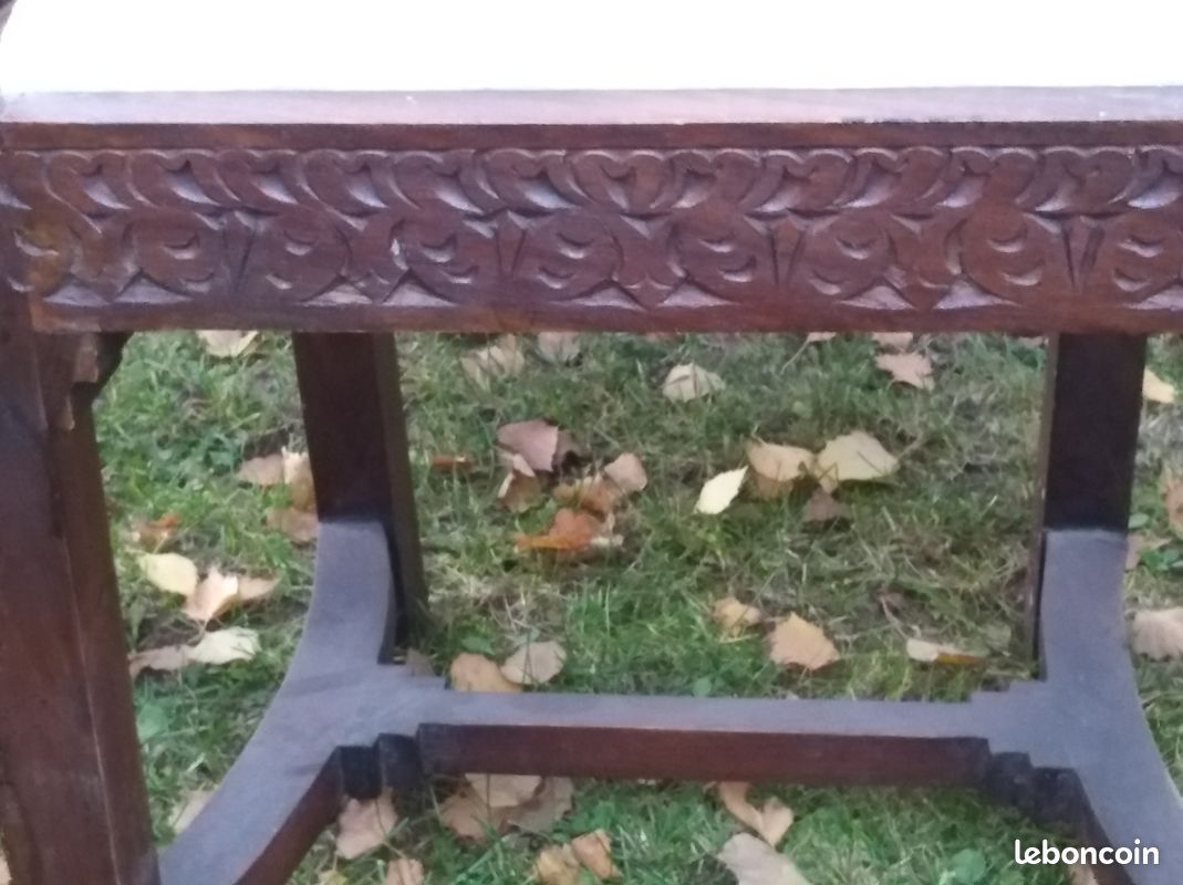 Salle à manger complète. Table + rallonge-Chaises-Meuble bas enfilade (image 10)