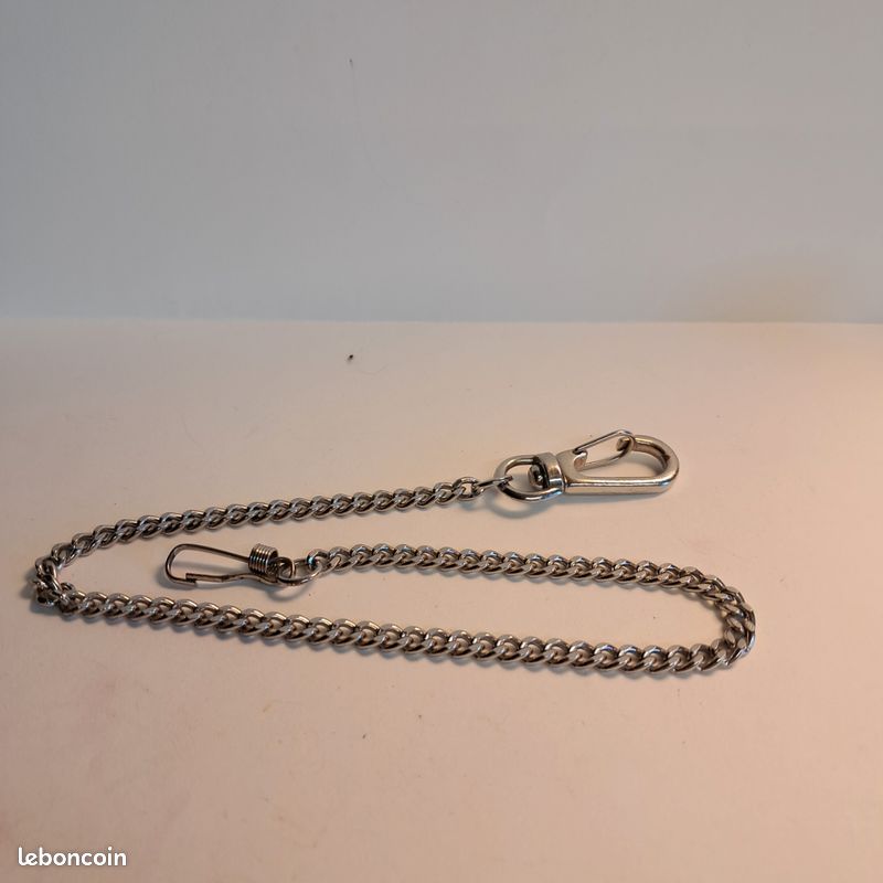 Chaîne Ancienne Pour Montre De Poche En Métal - Neuf Sans étiquette, Générique